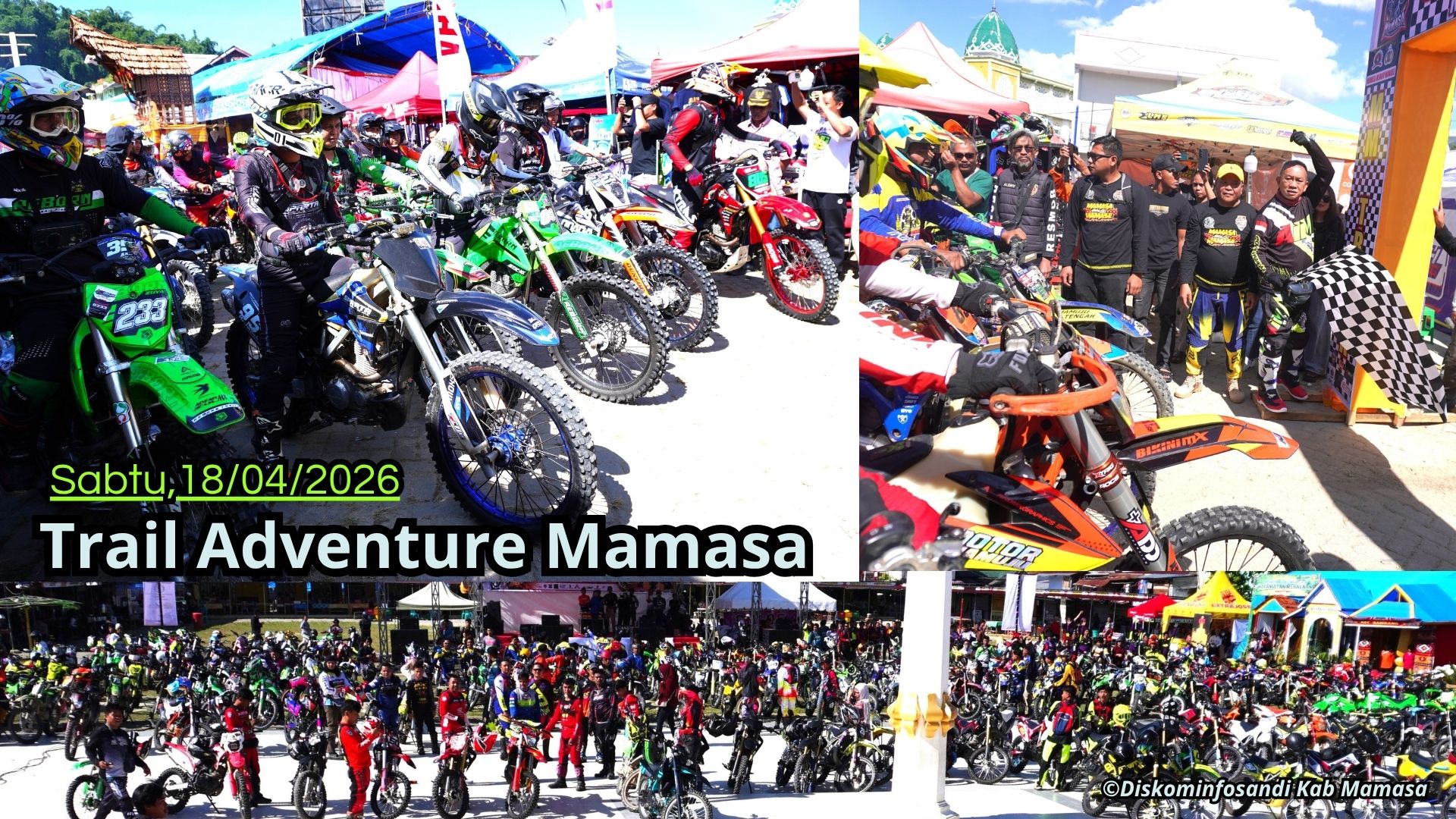 Adventure Motor Trail Semarakkan Week End Kota Mamasa 