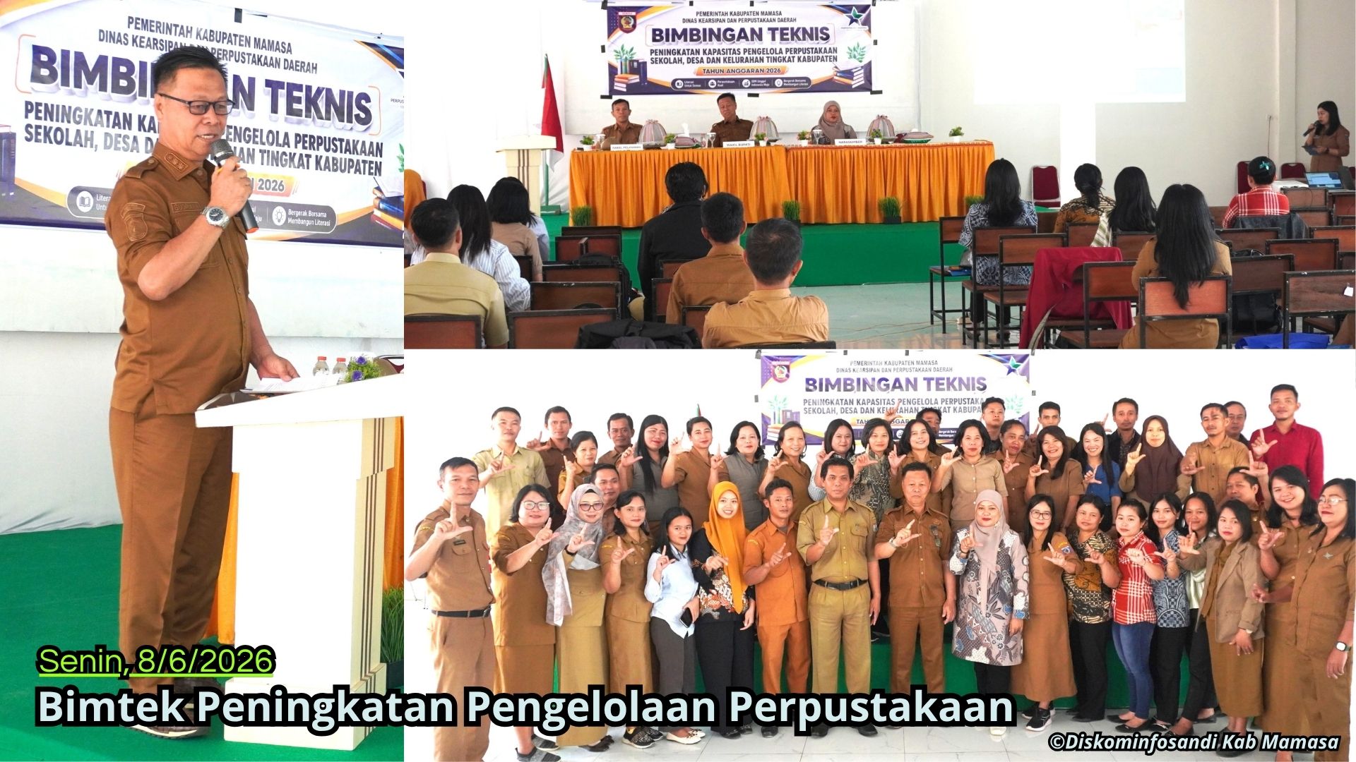 H. Sudirman Ajak Pengelola Perpustakaan Perbaiki Tampilan Ruang Baca dan Tambah Koleksi Buku
