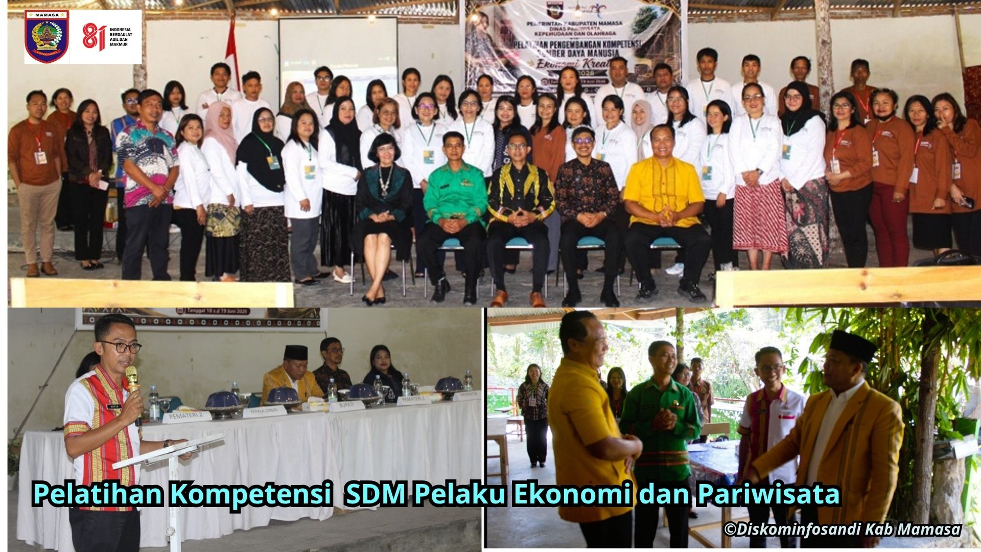 Dinas Pariwisata Kepemudaan dan Olahraga Perkuat SDM Pelaku Ekonomi dan Pariwisata