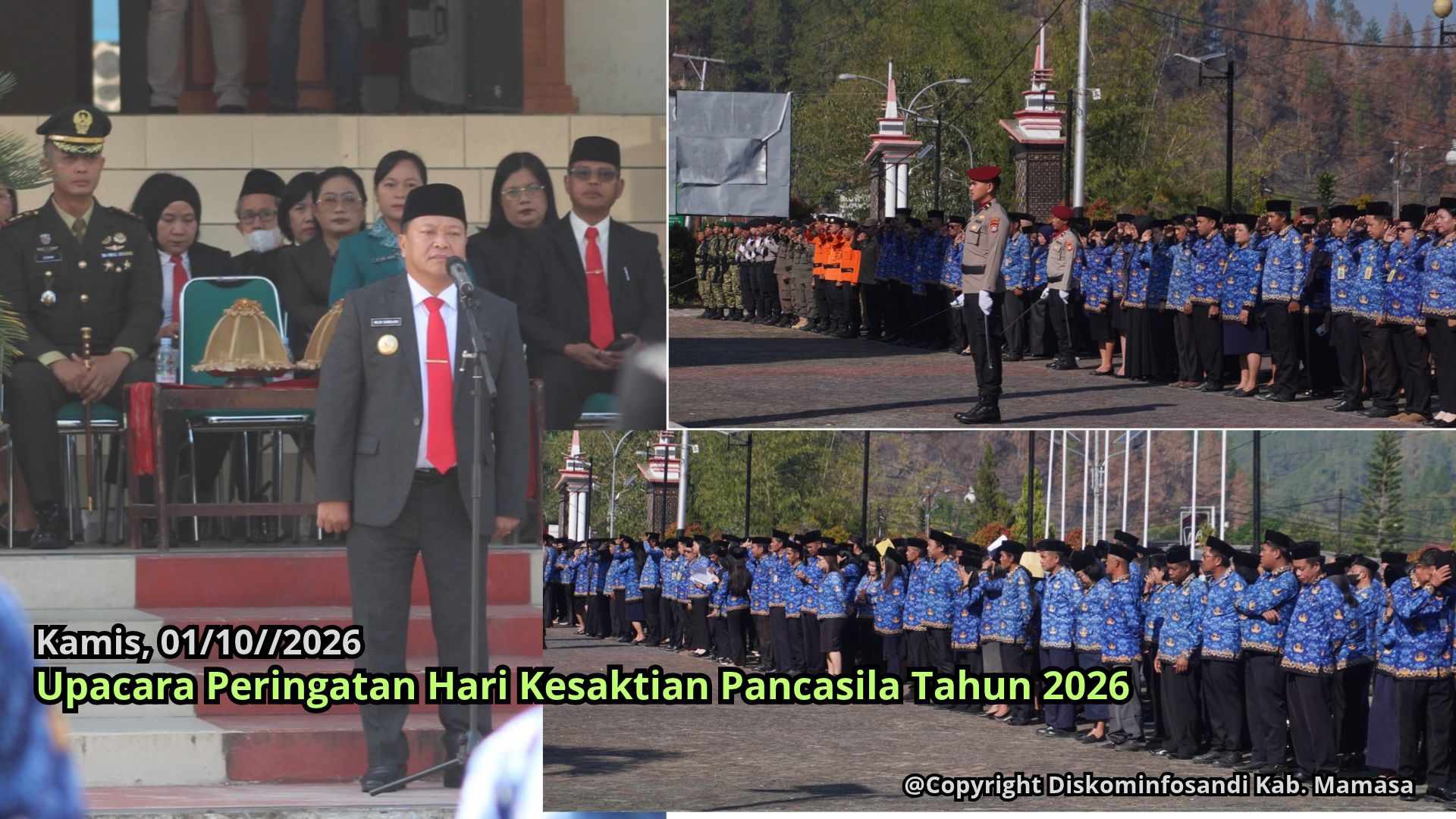 Peringatan Hari Kesaktian Pancasila Tingkat Kabupaten Mamasa