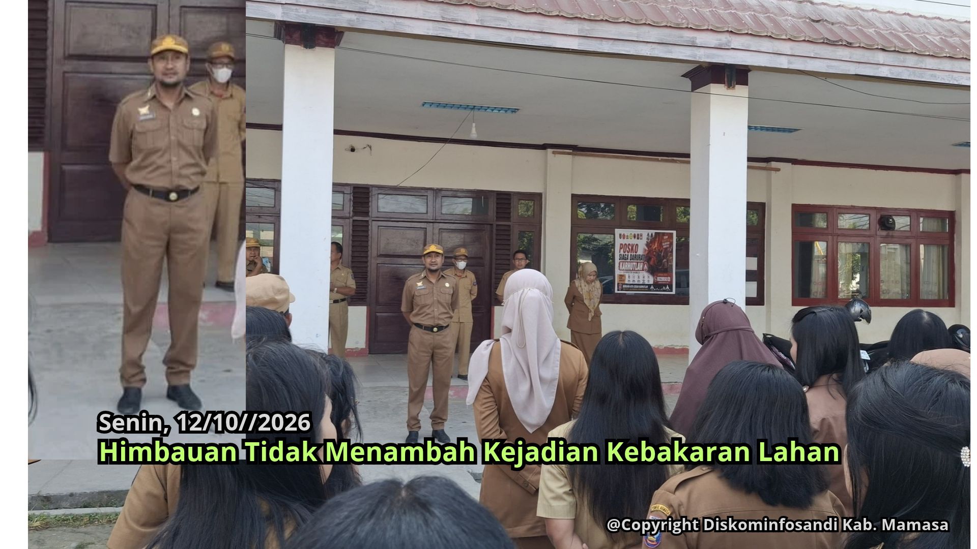 Diskominfosandi Mamasa Beri Peringatan Keras, Membakar Hutan dan Lahan Adalah Tindakan Kriminal